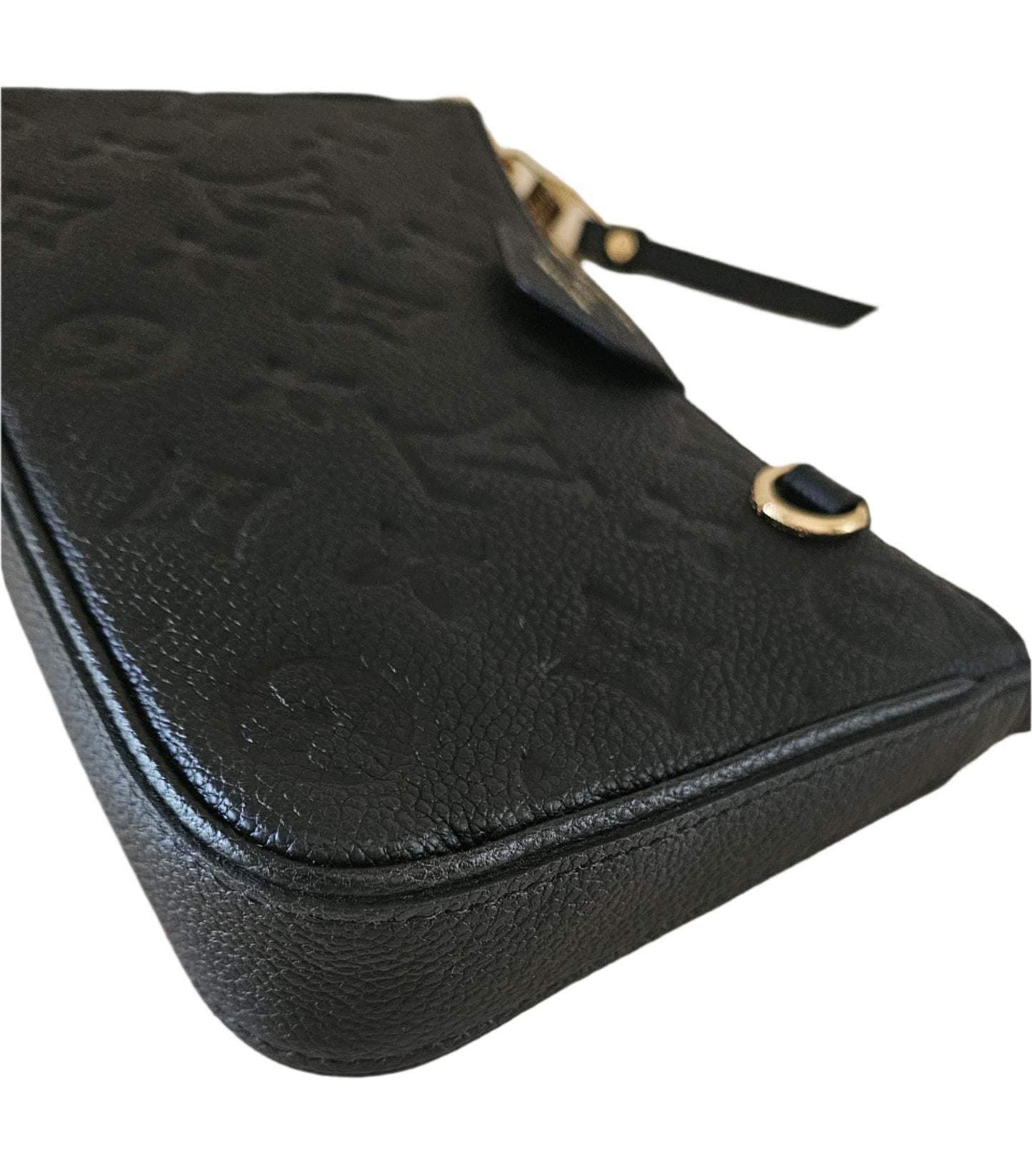EASY POUCH ON STRAP EMPREINTE MONOGRAM BLACK