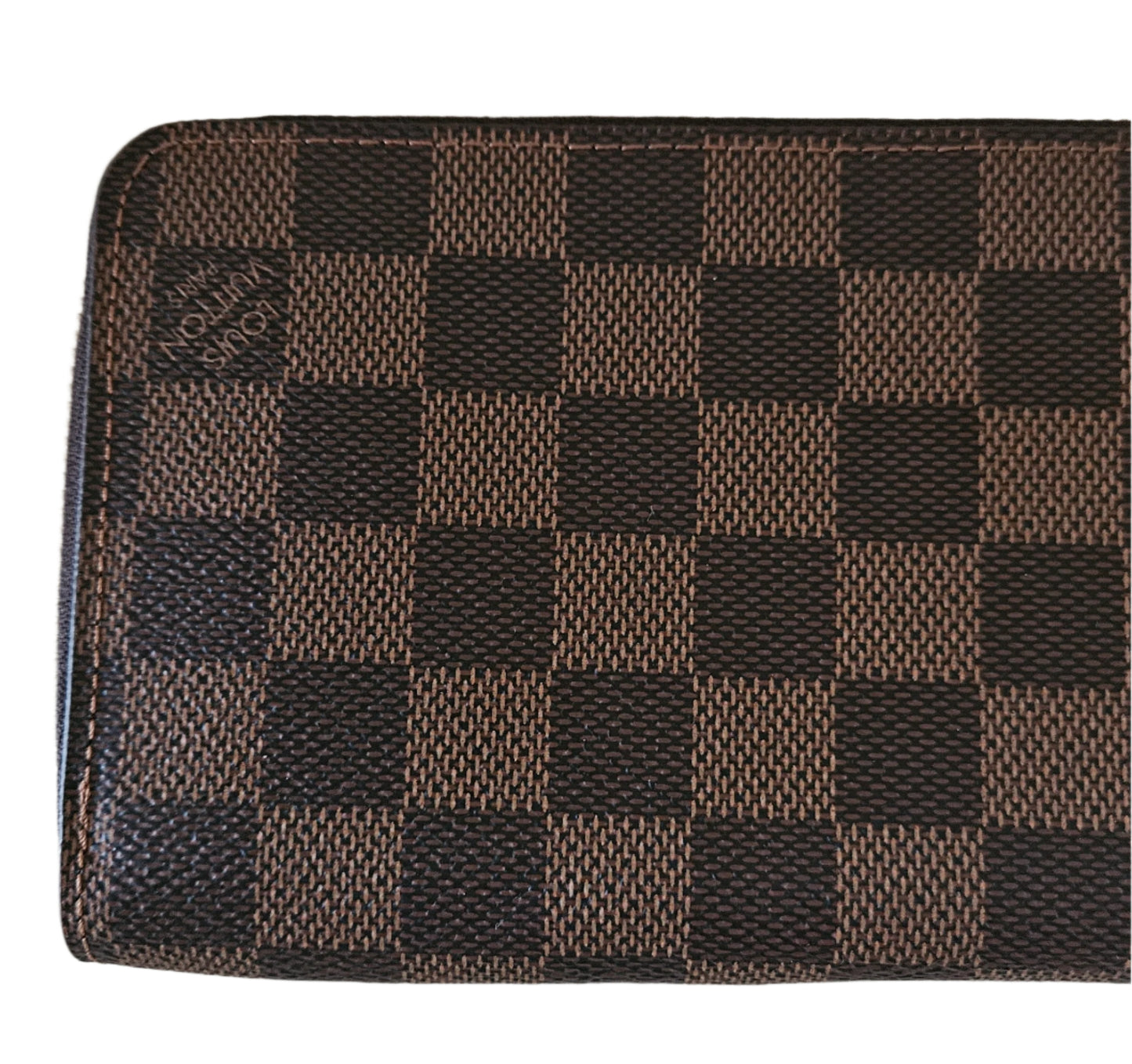 Zippy Organizer Monogram Canvas Damier Ebene GHW