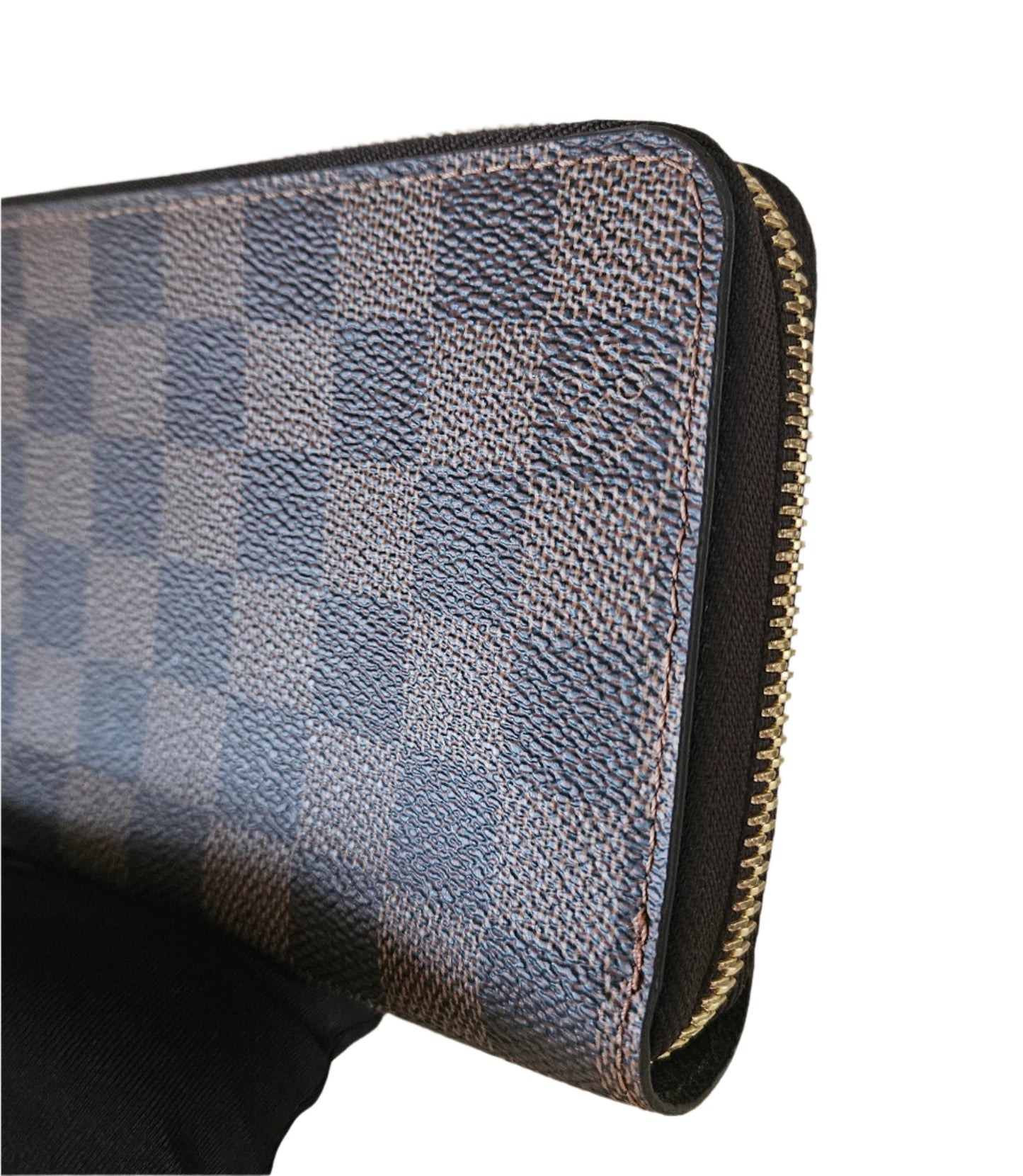 Zippy Organizer Monogram Canvas Damier Ebene GHW