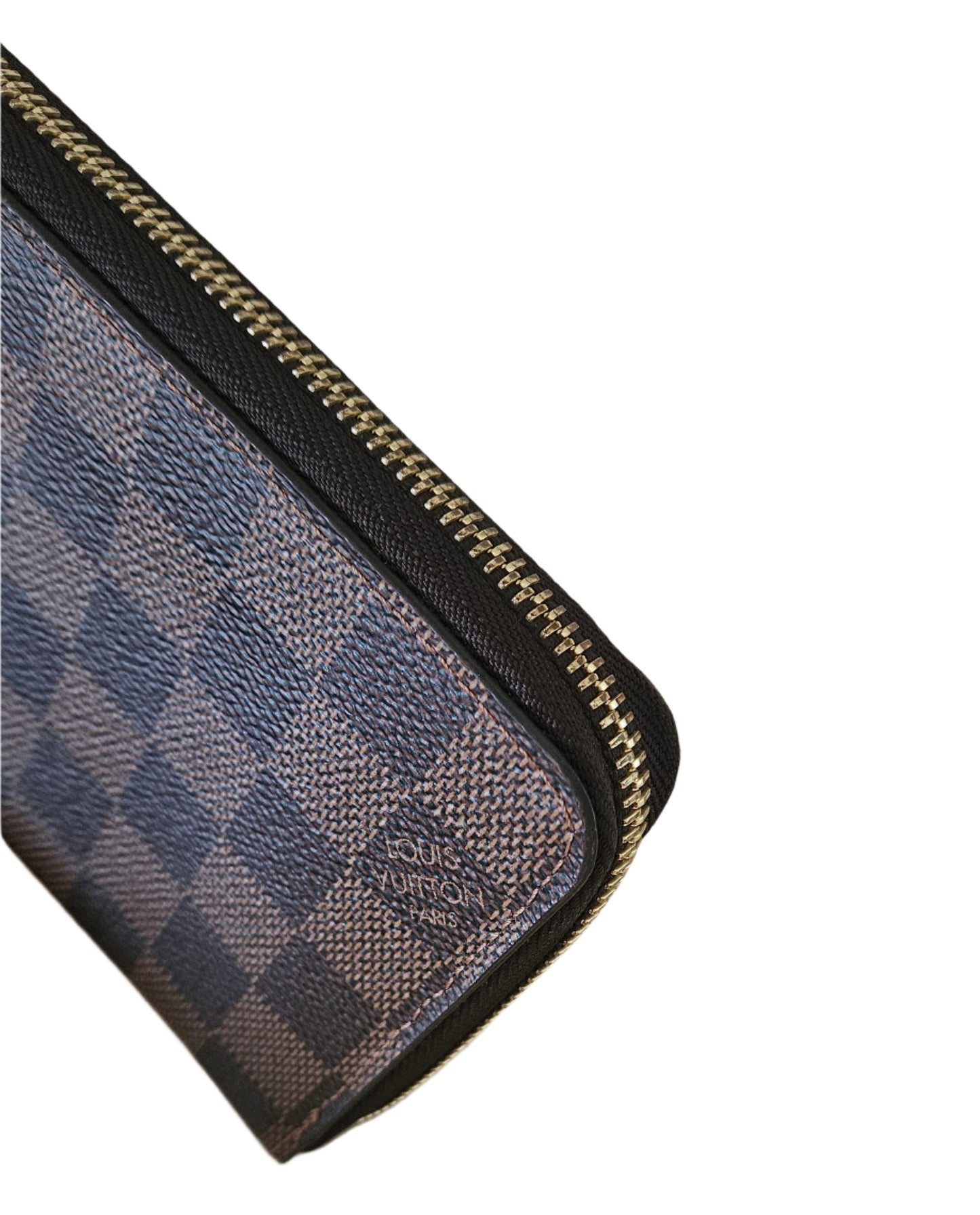 Zippy Organizer Monogram Canvas Damier Ebene GHW