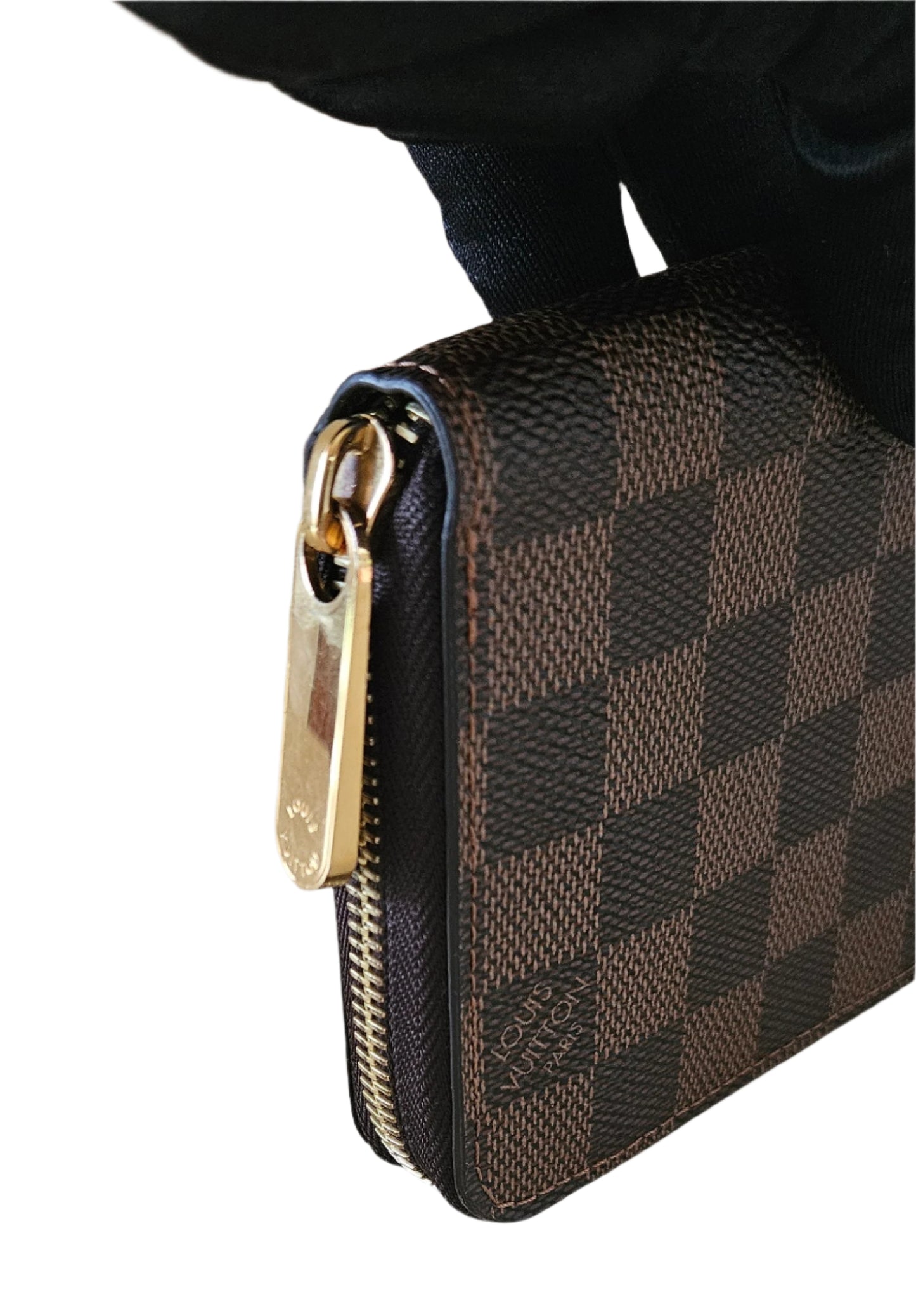 Zippy Organizer Monogram Canvas Damier Ebene GHW