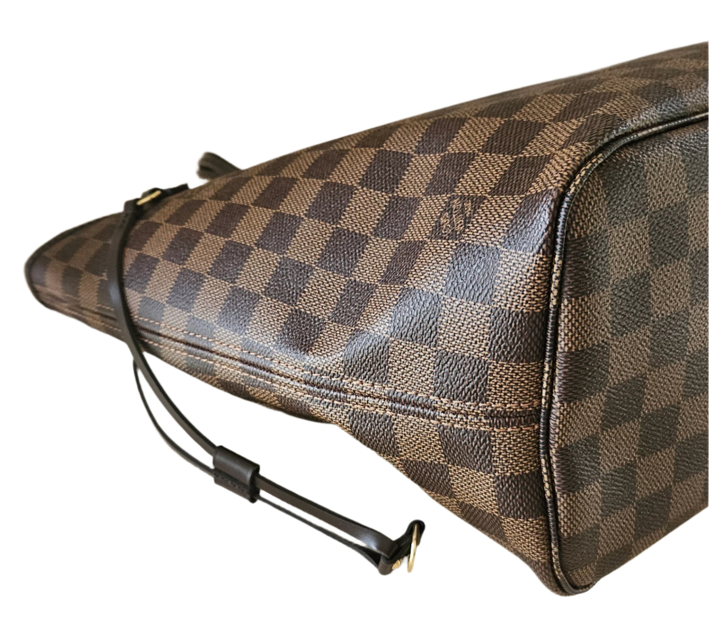 Neverfull MM Damier Ebene Canvas GHW