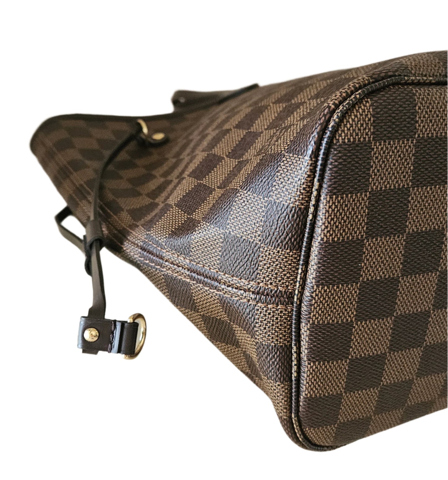 Neverfull MM Damier Ebene Canvas GHW