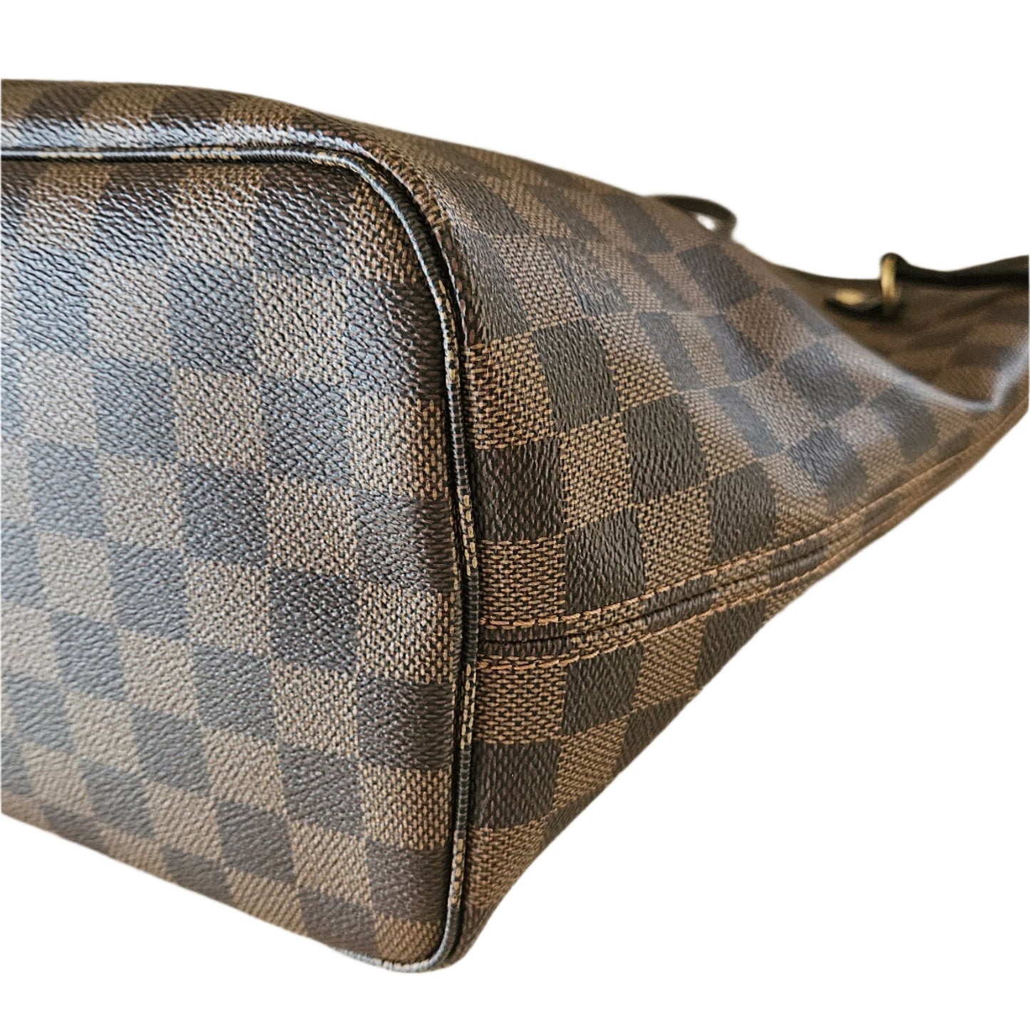 Neverfull MM Damier Ebene Canvas GHW