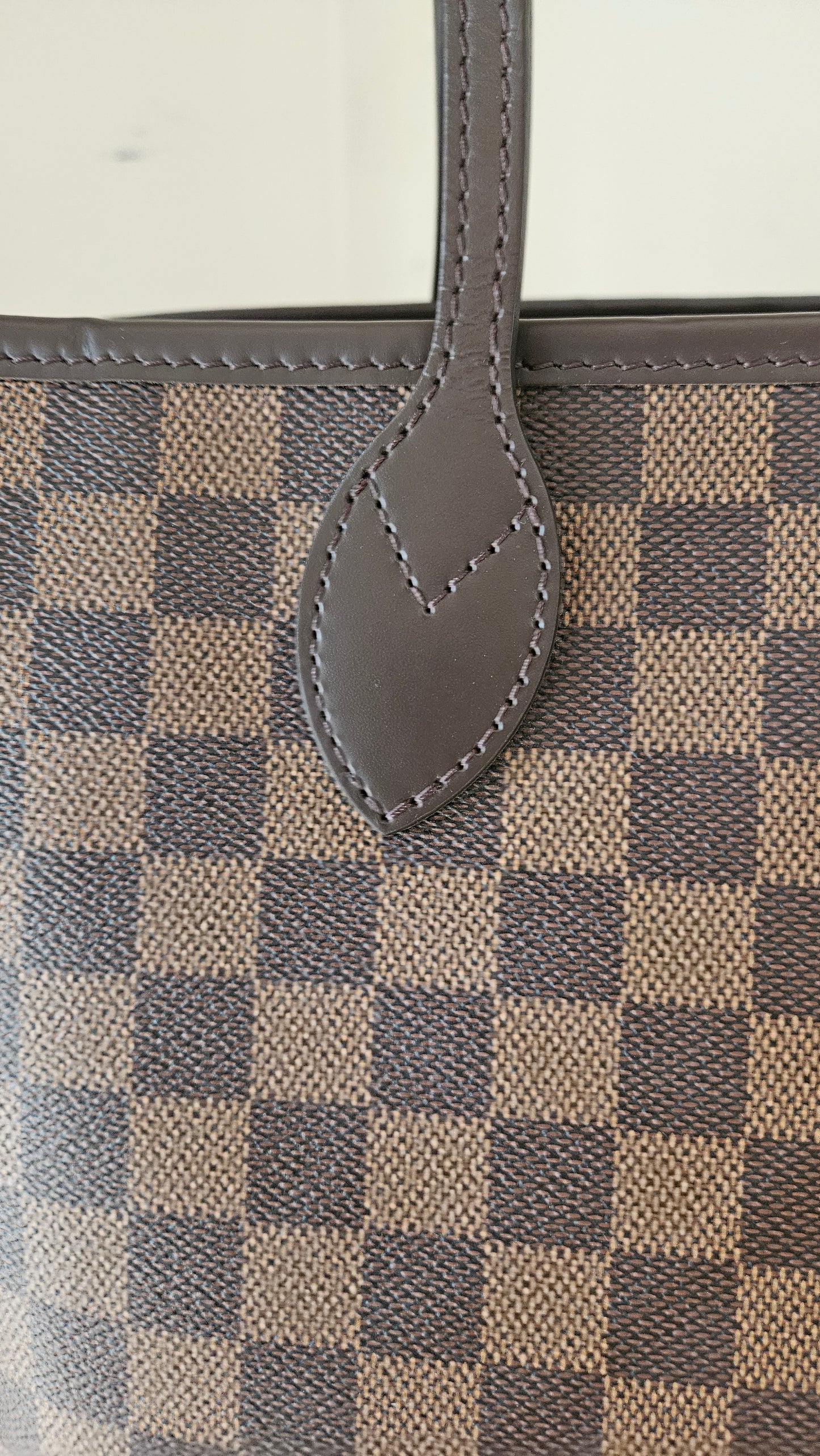 Neverfull MM Damier Ebene Canvas GHW