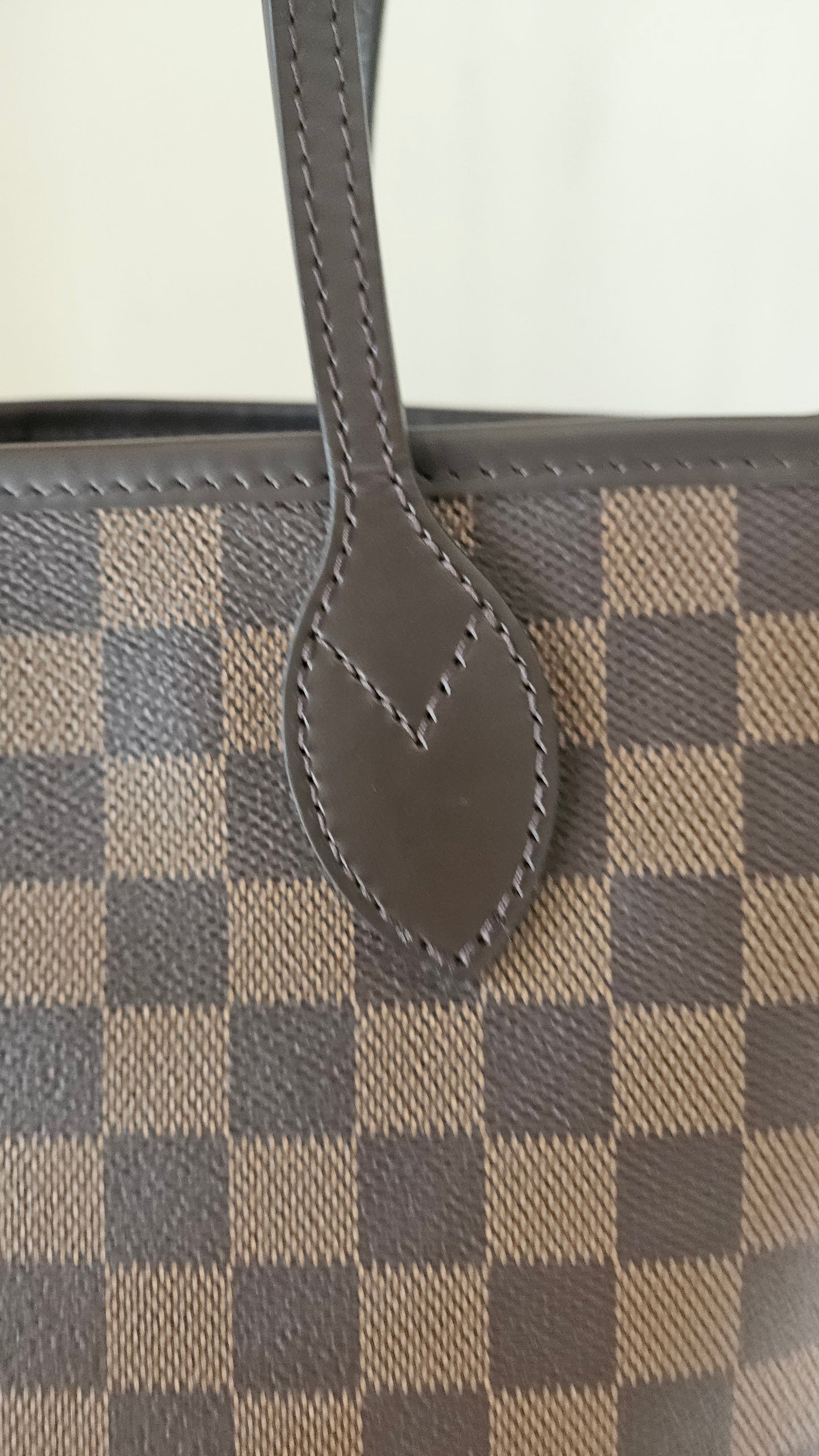 Neverfull MM Damier Ebene Canvas GHW