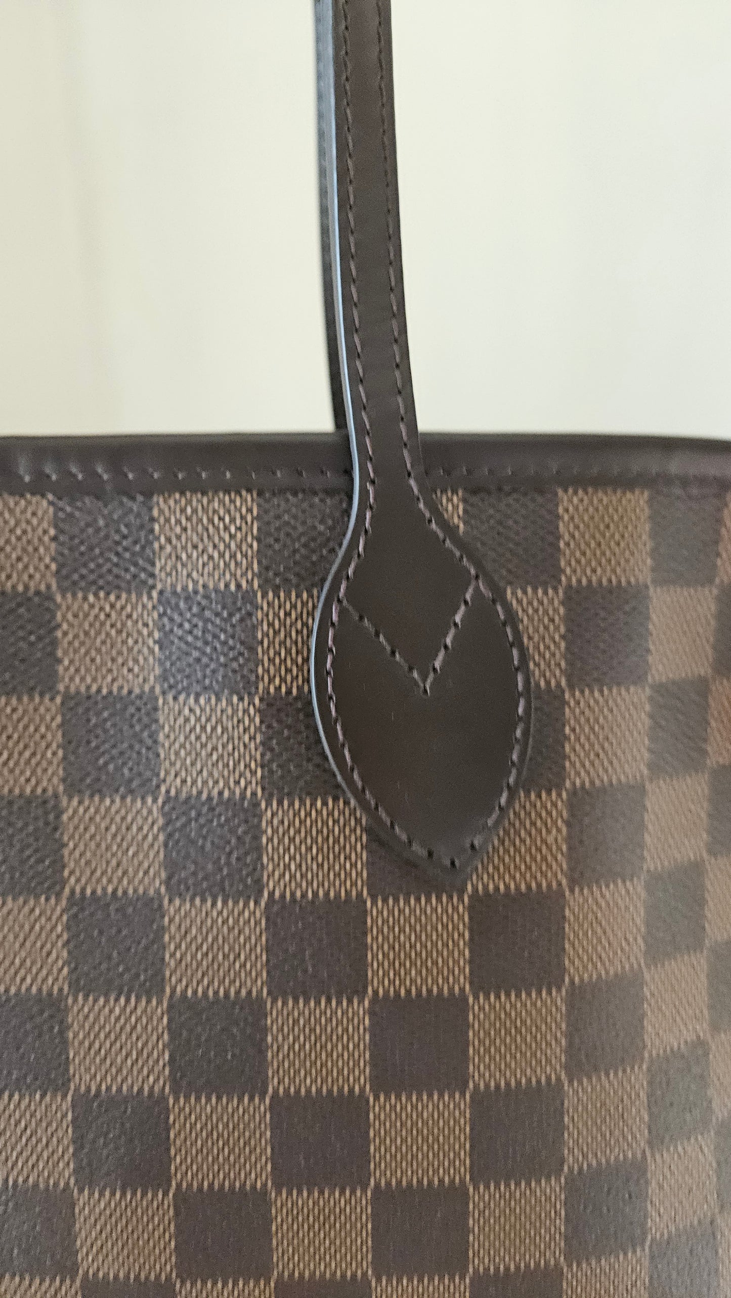 Neverfull MM Damier Ebene Canvas GHW