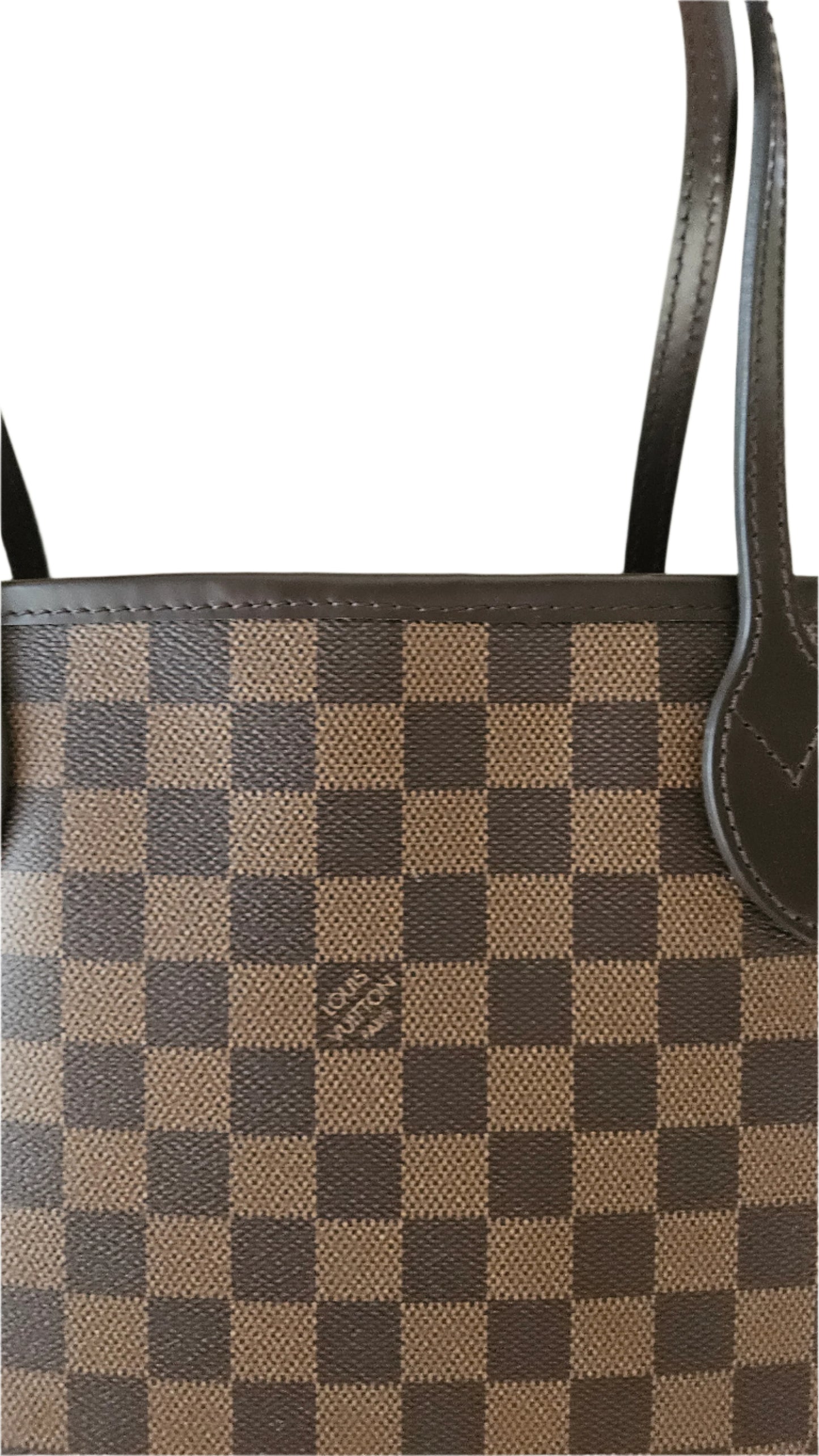 Neverfull MM Damier Ebene Canvas GHW