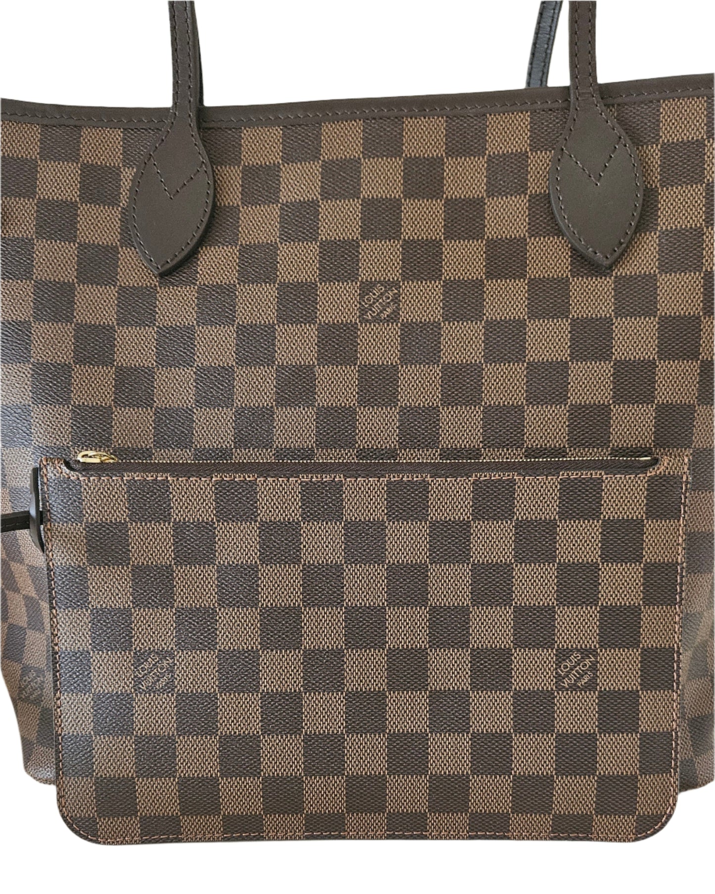 Neverfull MM Damier Ebene Canvas GHW