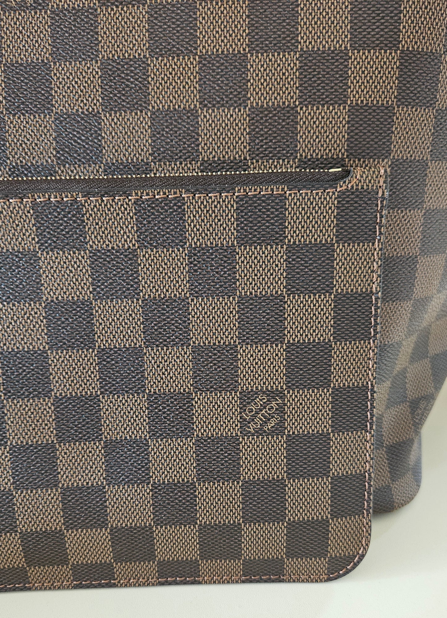 Neverfull MM Damier Ebene Canvas GHW