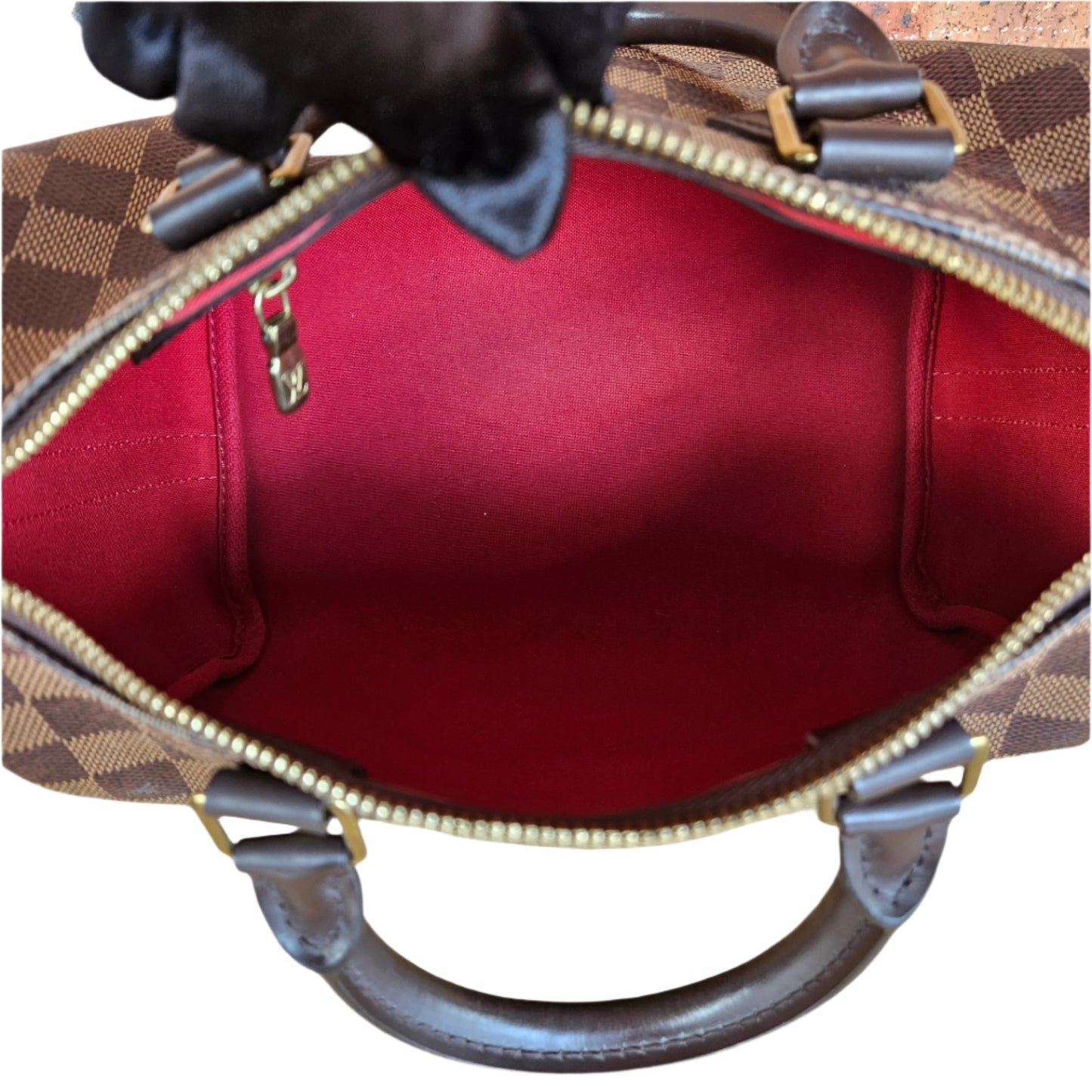 Speedy Bandouliere 25 Damier Ebene