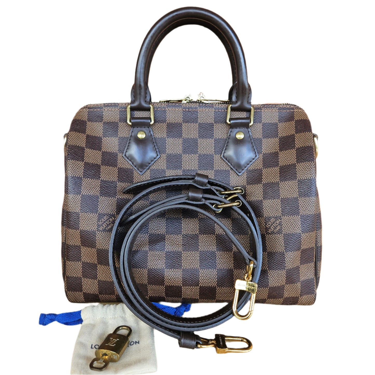 Speedy Bandouliere 25 Damier Ebene
