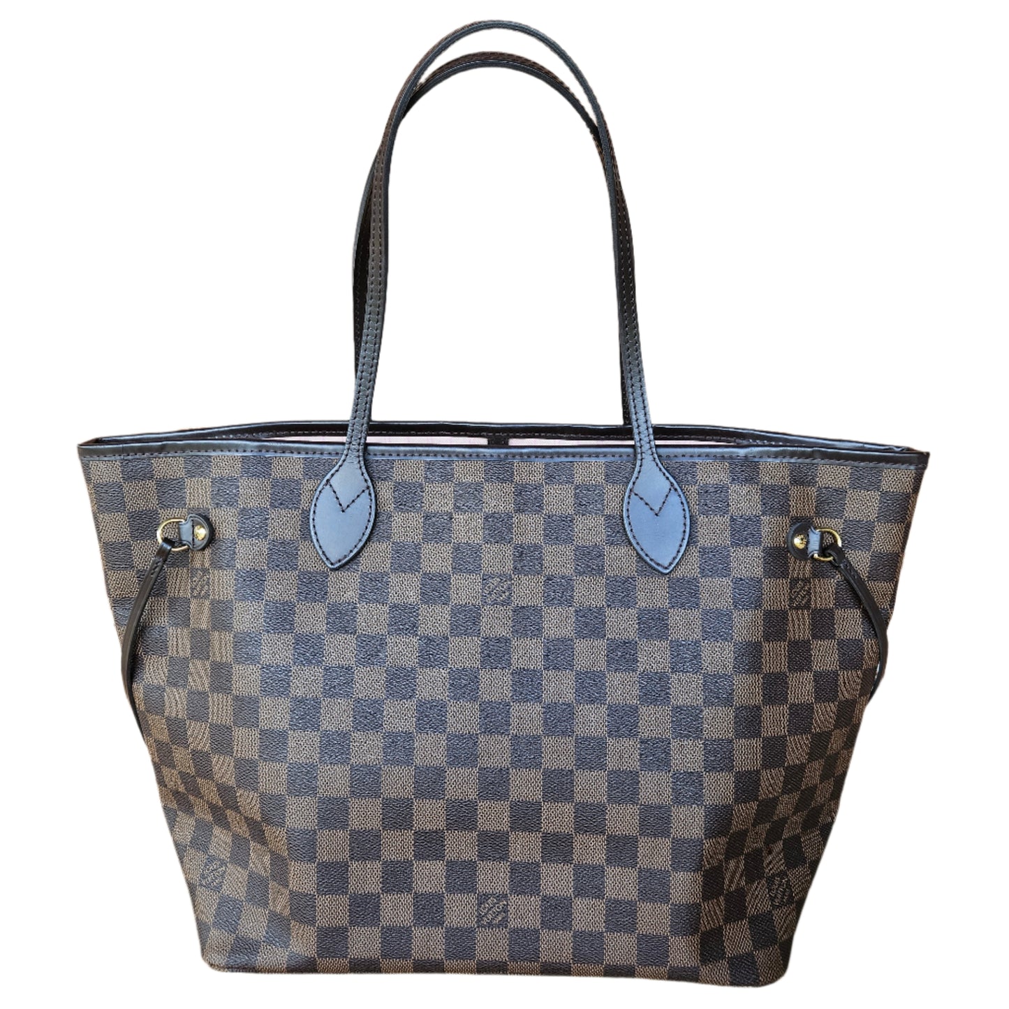 NEVERFULL MM DAMIER ROSE