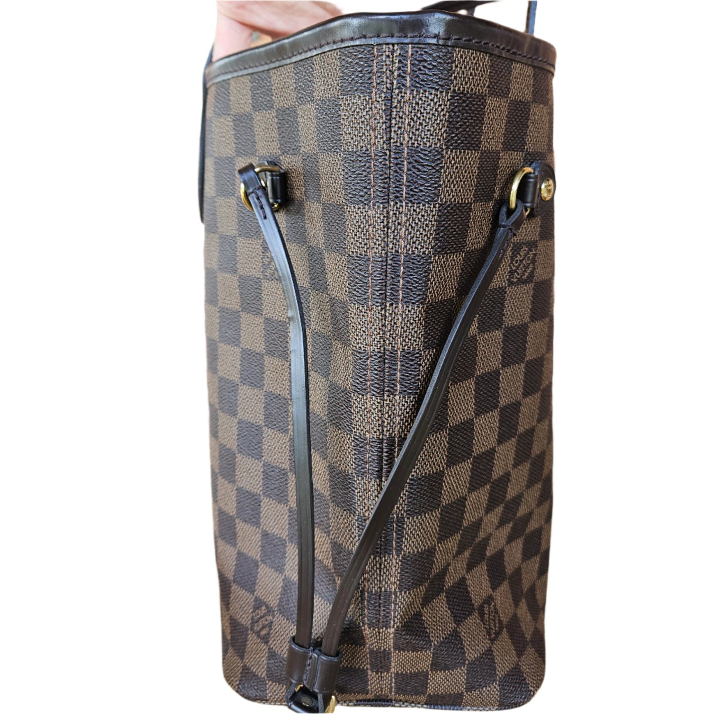 NEVERFULL MM DAMIER ROSE