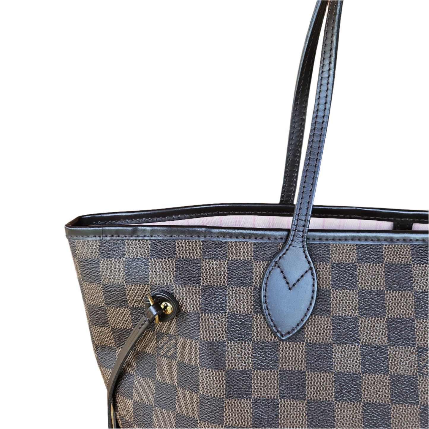 NEVERFULL MM DAMIER ROSE