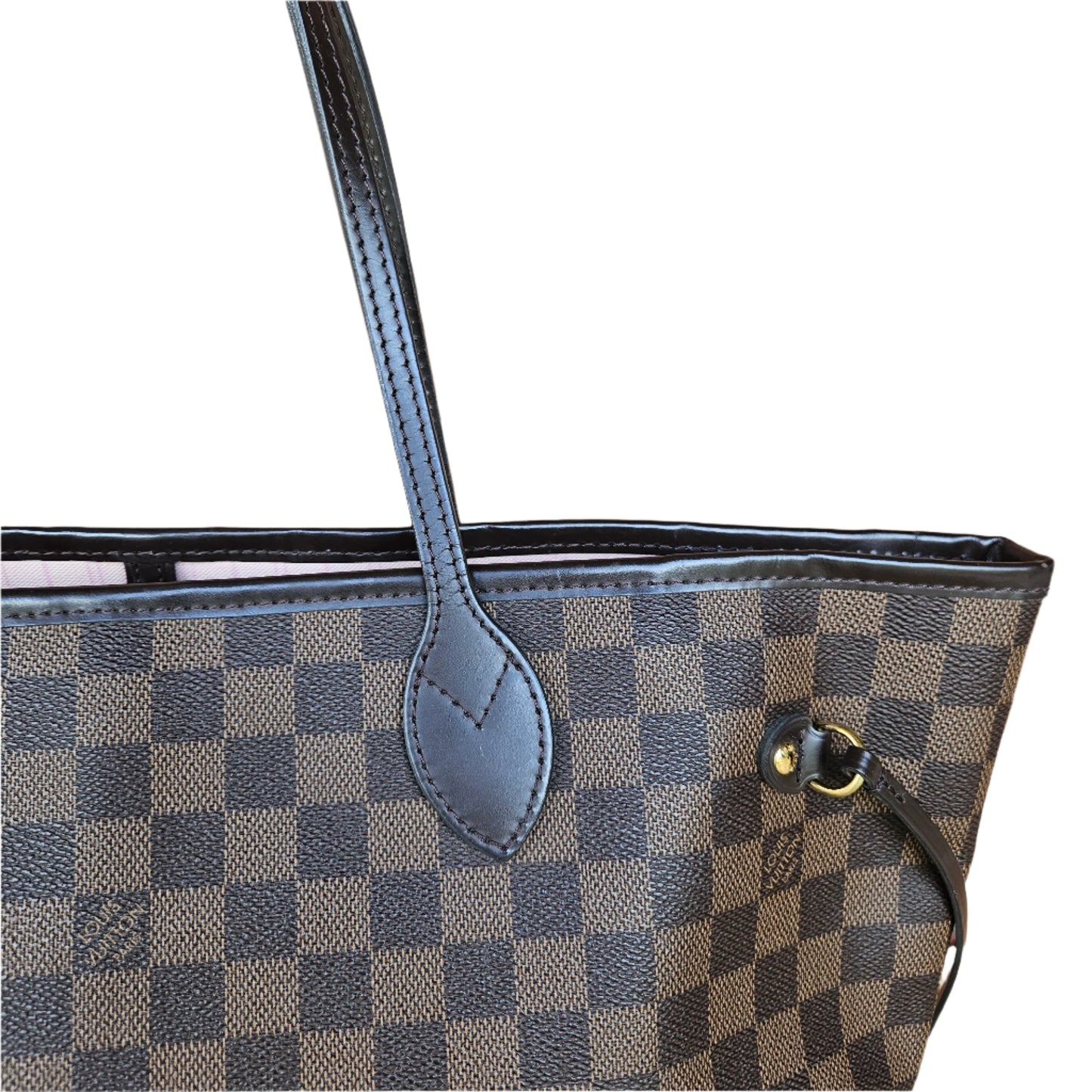 NEVERFULL MM DAMIER ROSE