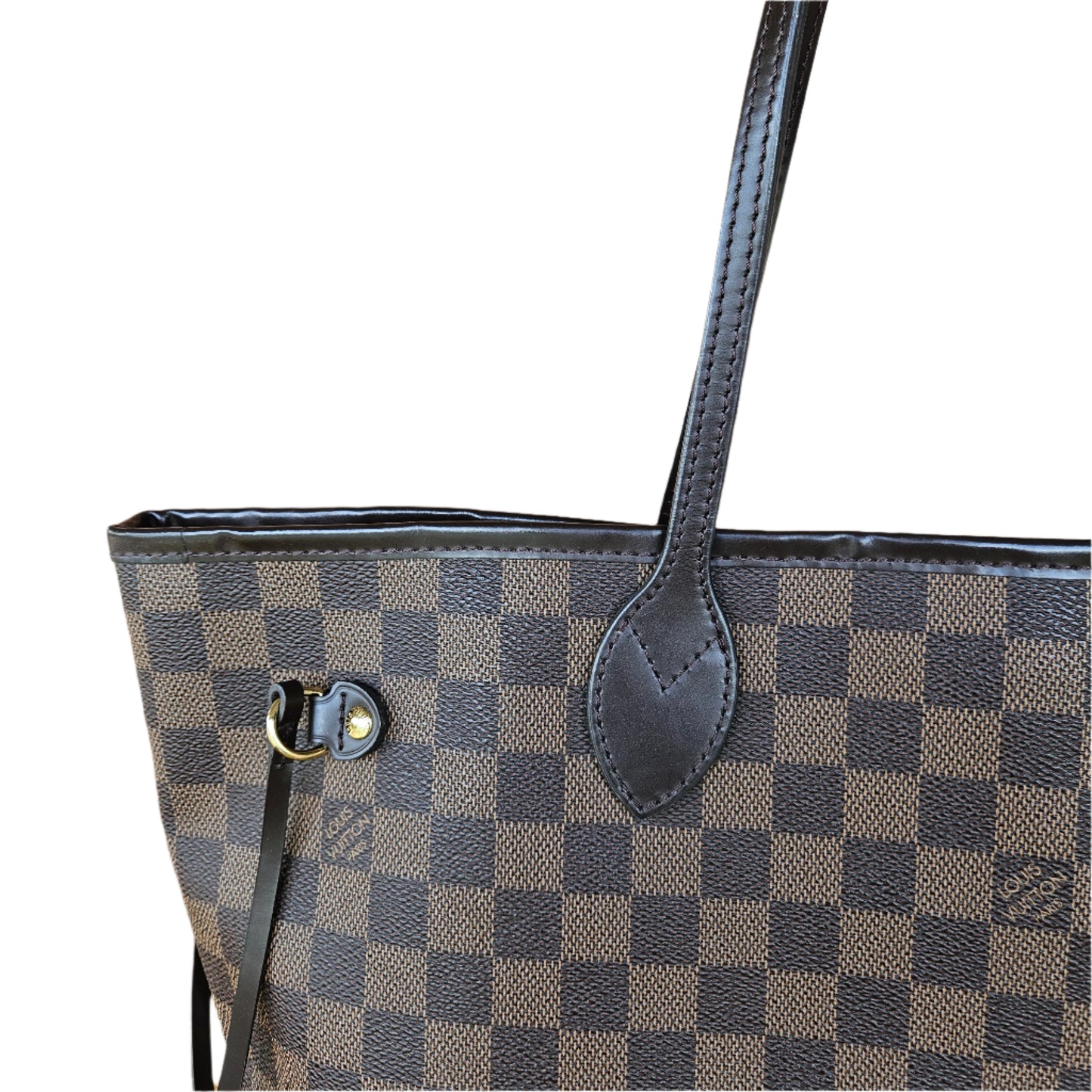 NEVERFULL MM DAMIER ROSE