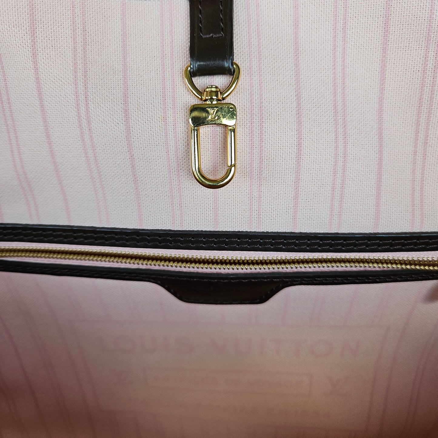NEVERFULL MM DAMIER ROSE
