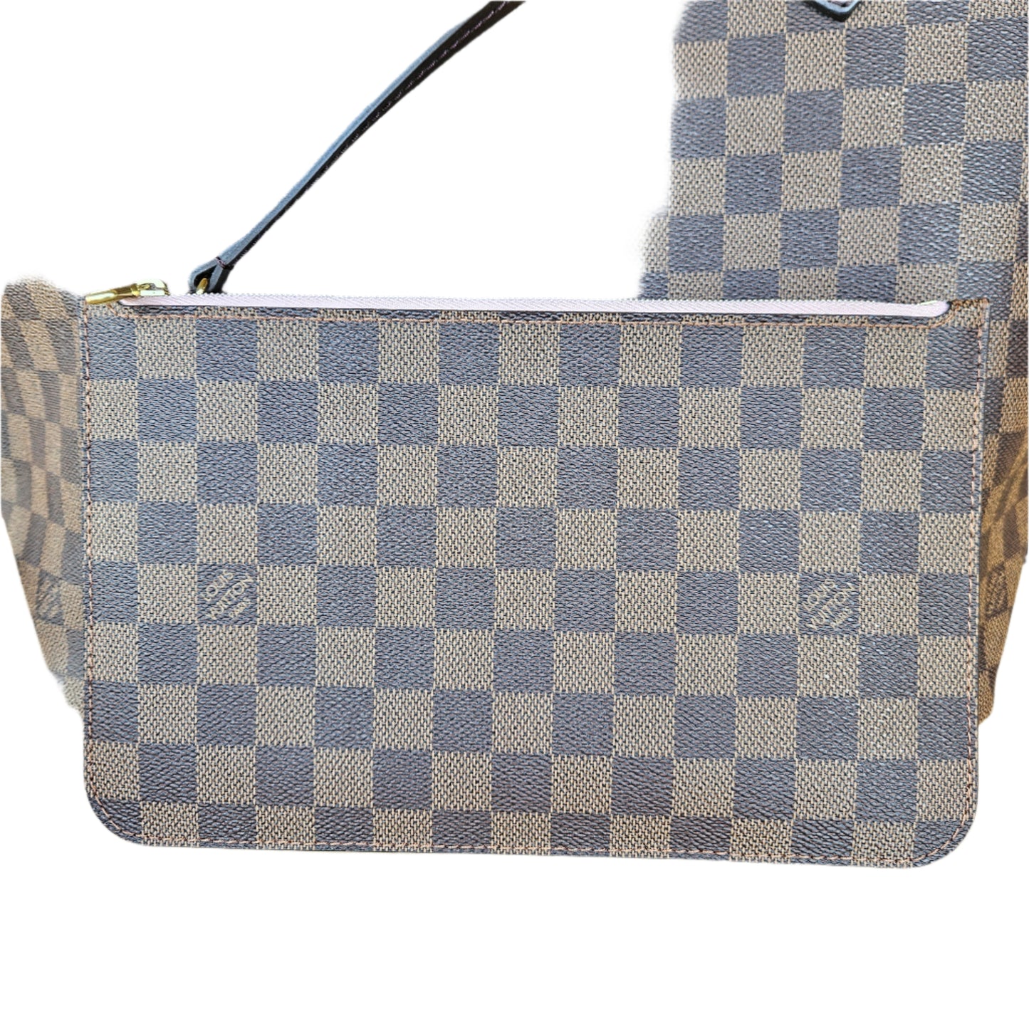 NEVERFULL MM DAMIER ROSE