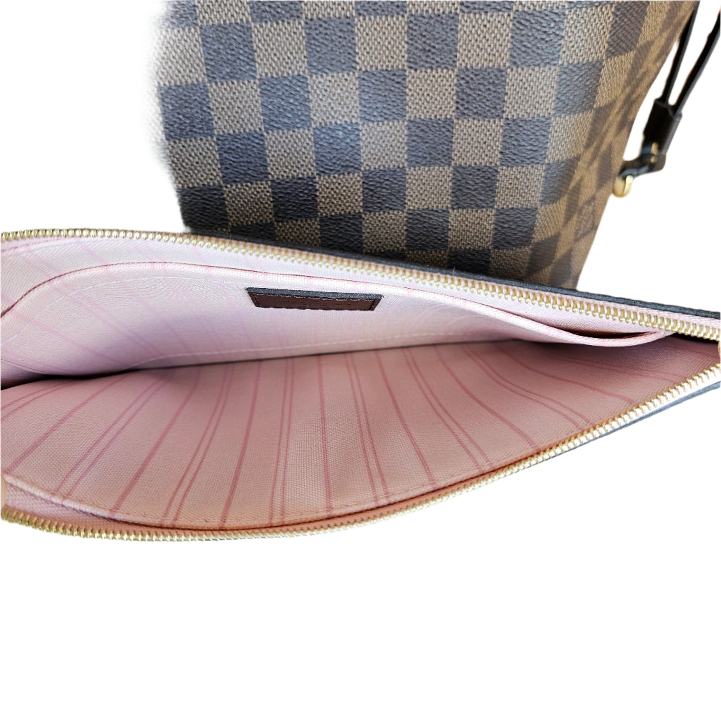 NEVERFULL MM DAMIER ROSE