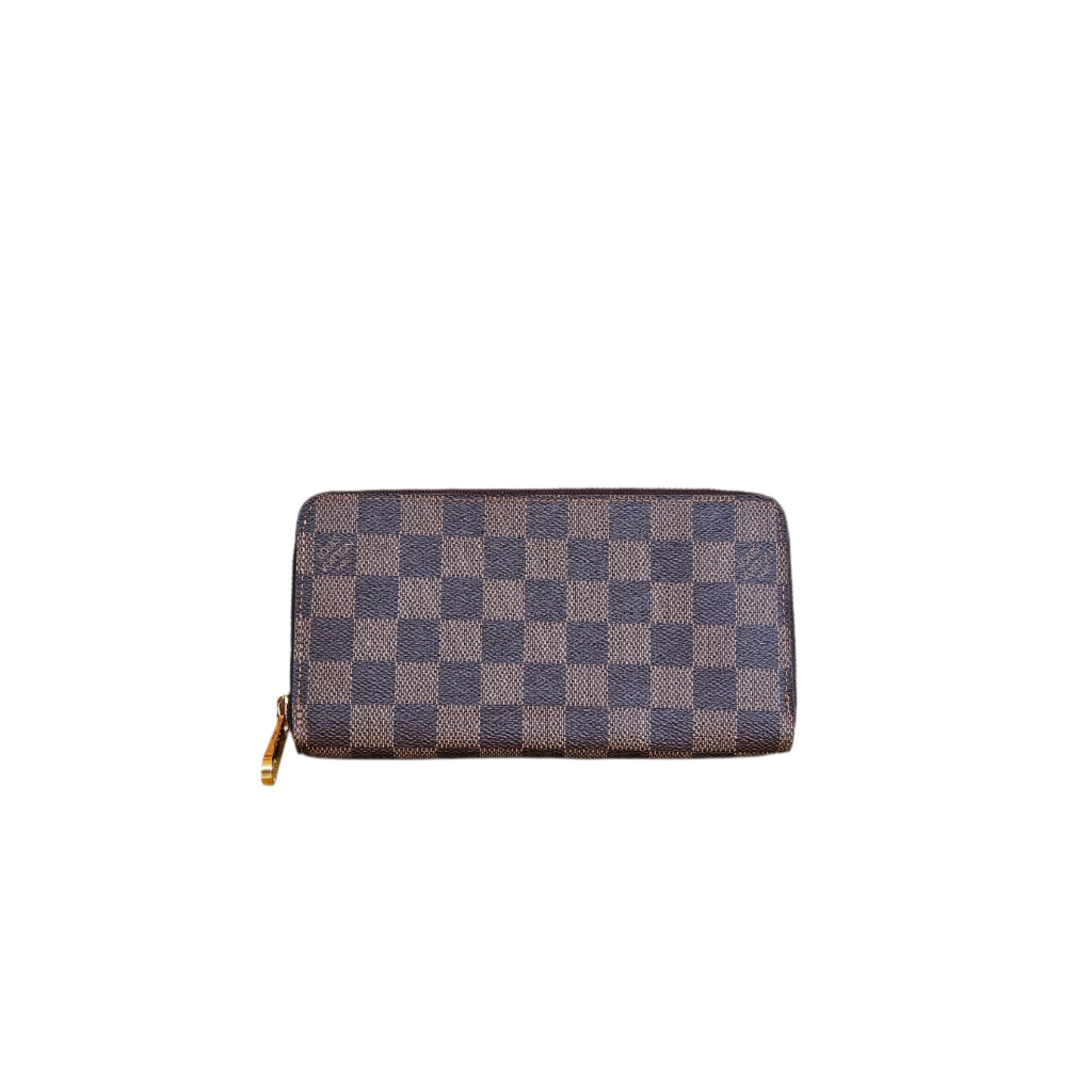 Zippy Organizer Monogram Canvas Damier Ebene GHW