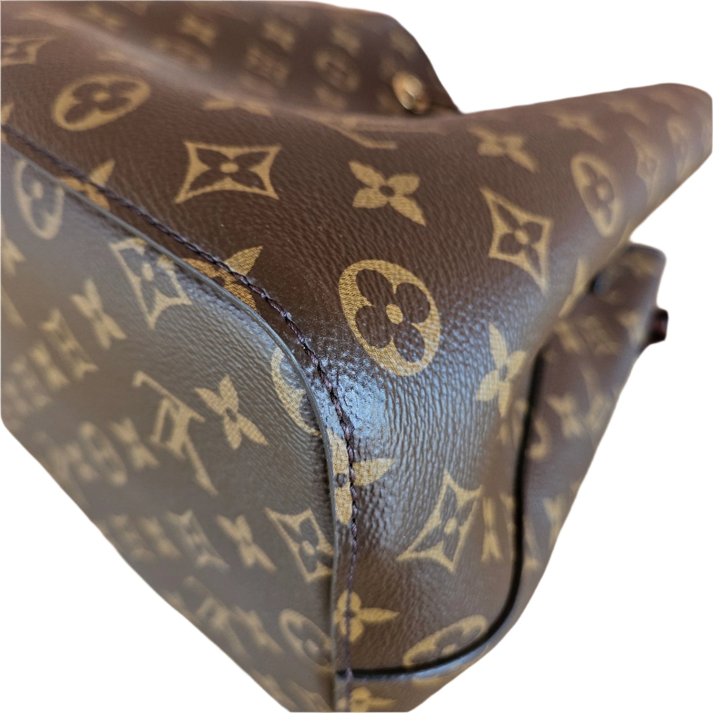 Neonoe Monogram Canvas Caramel GHW