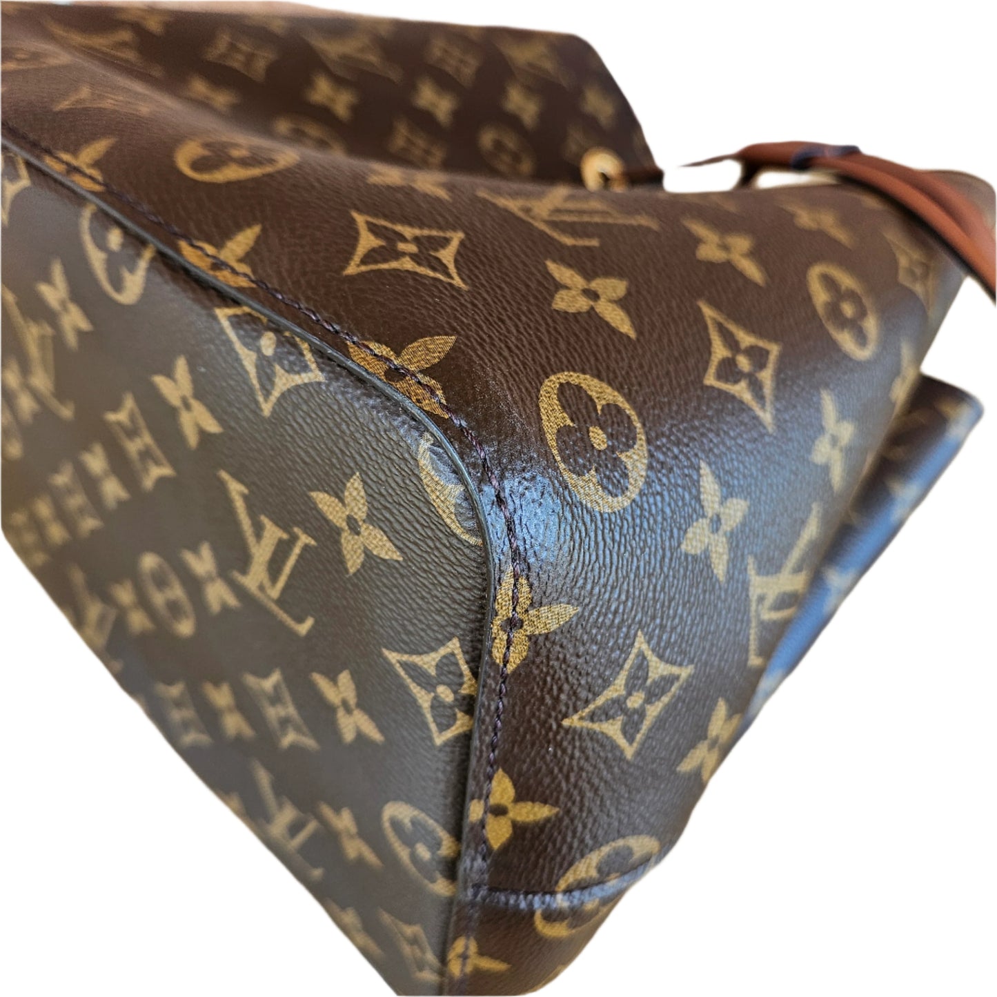 Neonoe Monogram Canvas Caramel GHW