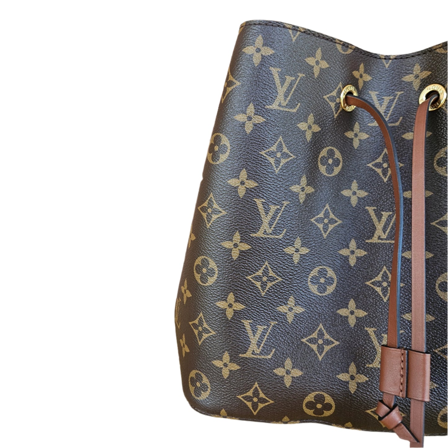 Neonoe Monogram Canvas Caramel GHW