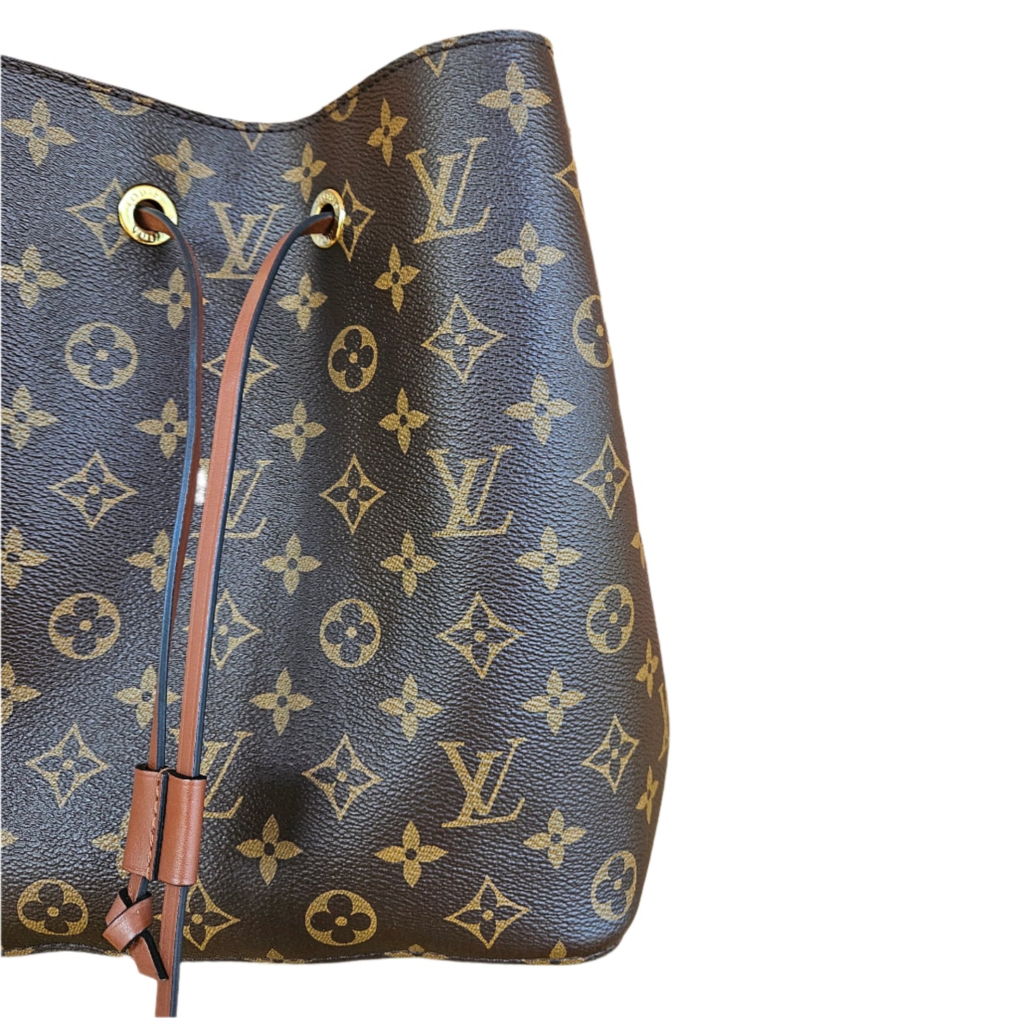 Neonoe Monogram Canvas Caramel GHW