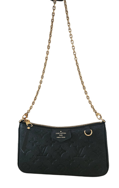 EASY POUCH ON STRAP EMPREINTE MONOGRAM BLACK
