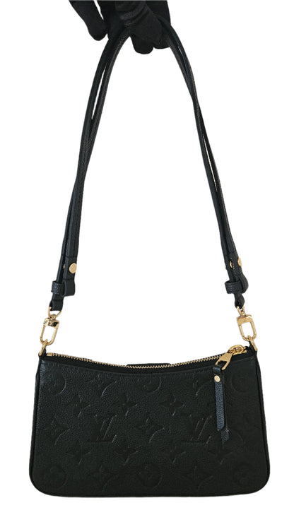 EASY POUCH ON STRAP EMPREINTE MONOGRAM BLACK