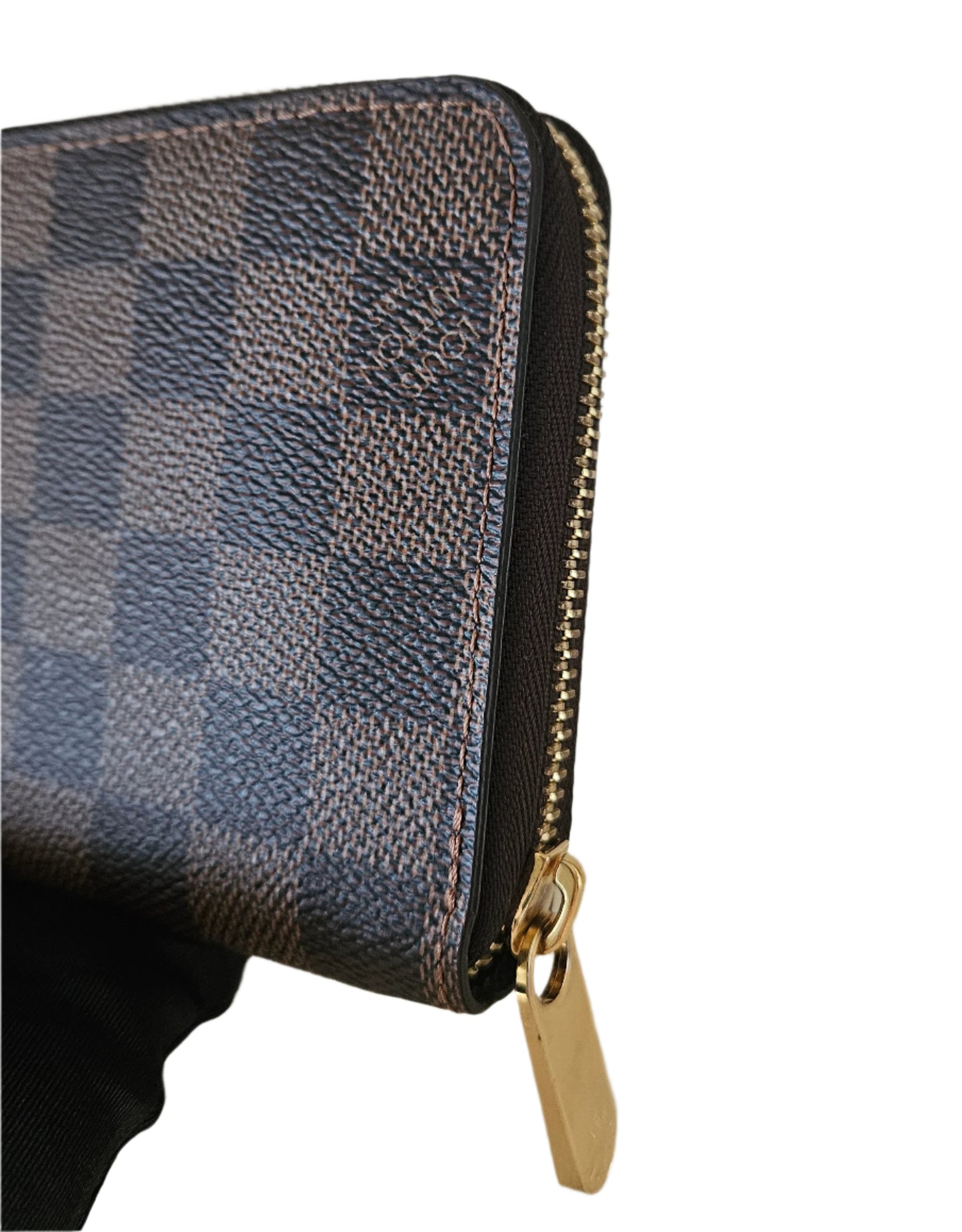 Zippy Organizer Monogram Canvas Damier Ebene GHW