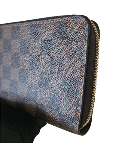 Zippy Organizer Monogram Canvas Damier Ebene GHW