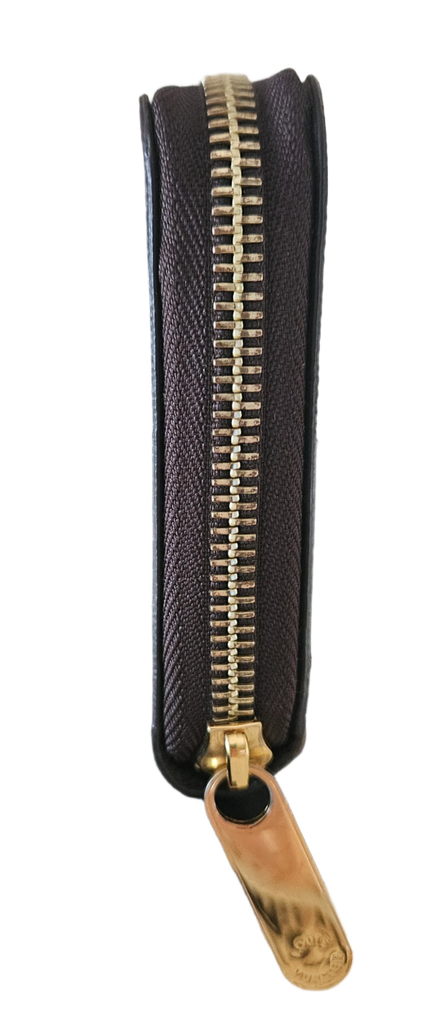 Zippy Organizer Monogram Canvas Damier Ebene GHW