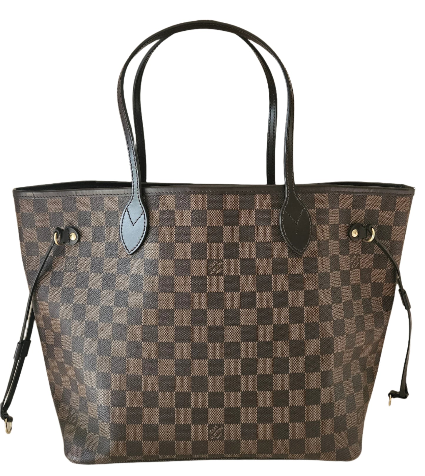 Neverfull MM Damier Ebene Canvas GHW