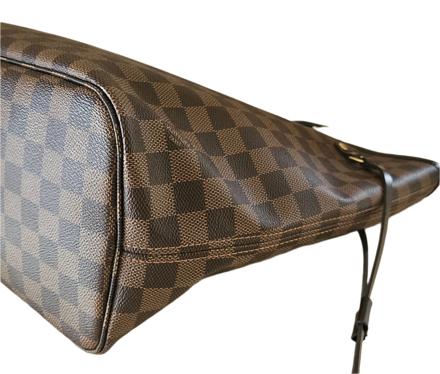 Neverfull MM Damier Ebene Canvas GHW