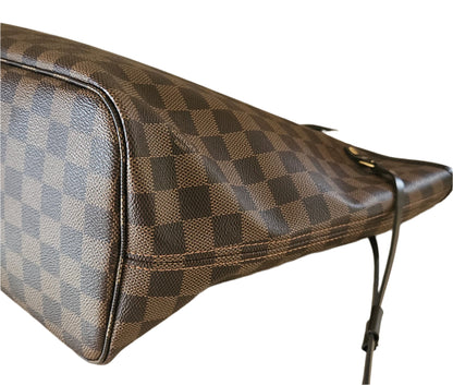 Neverfull MM Damier Ebene Canvas GHW
