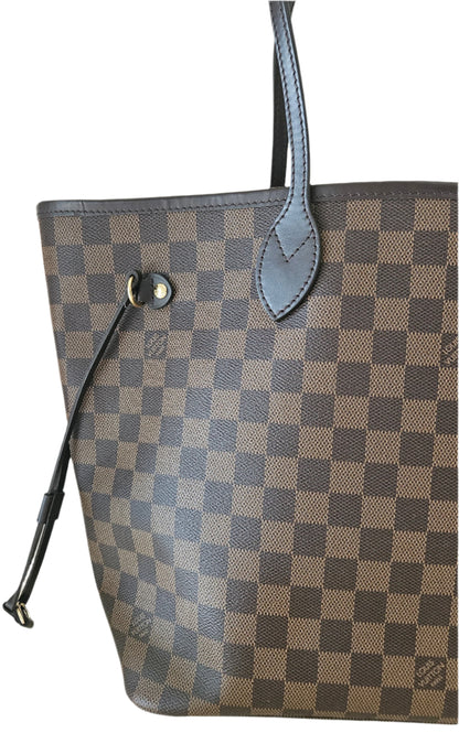 Neverfull MM Damier Ebene Canvas GHW