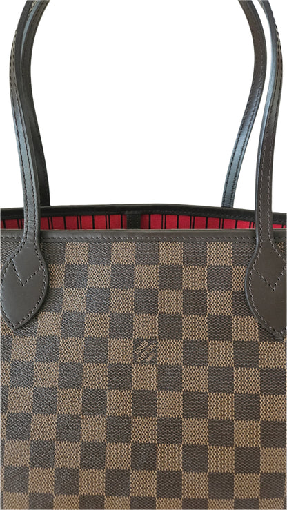 Neverfull MM Damier Ebene Canvas GHW