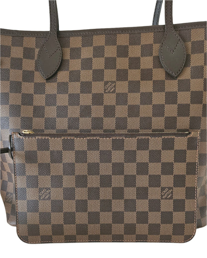 Neverfull MM Damier Ebene Canvas GHW