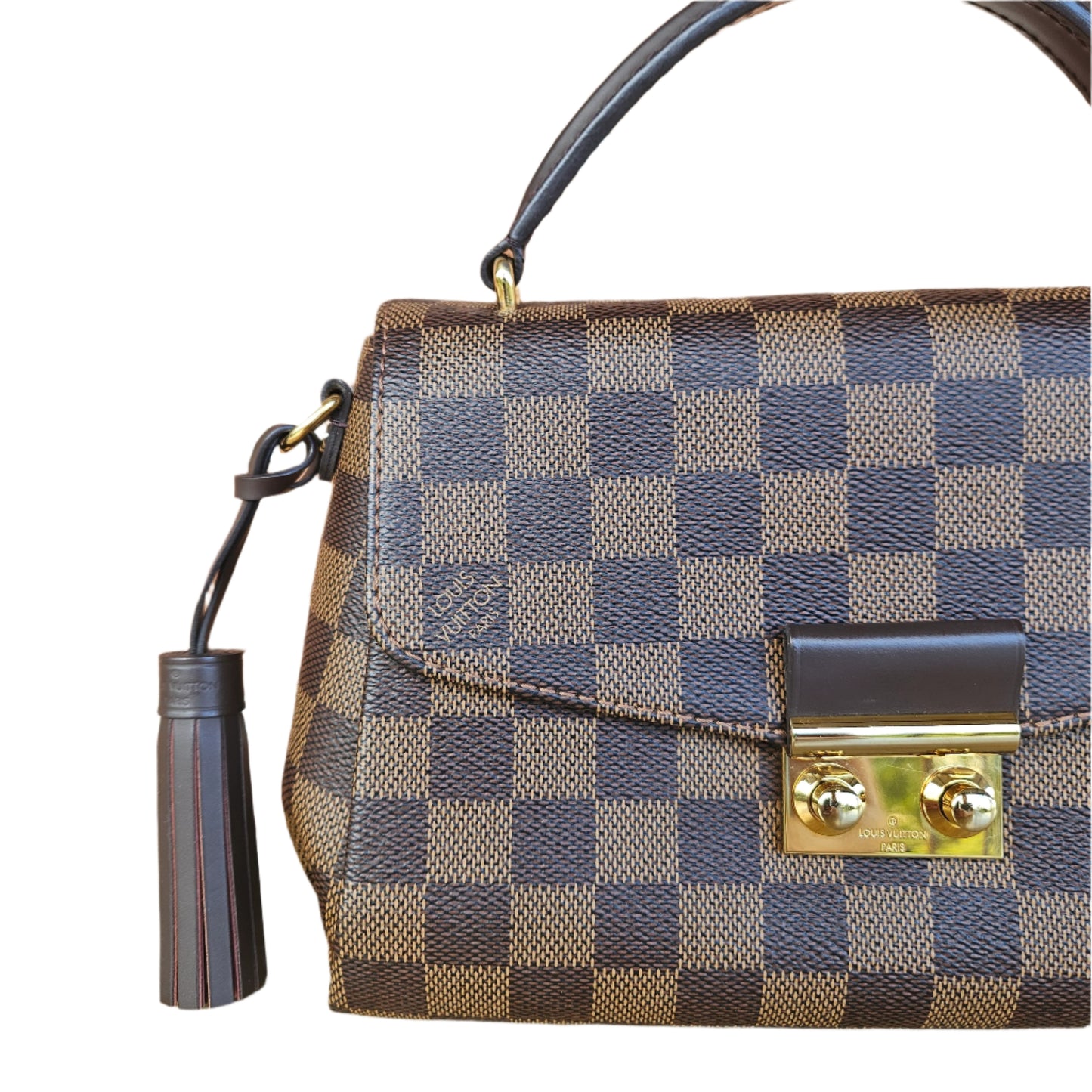 CROISETTE LEATHER CROSSBODY BAG