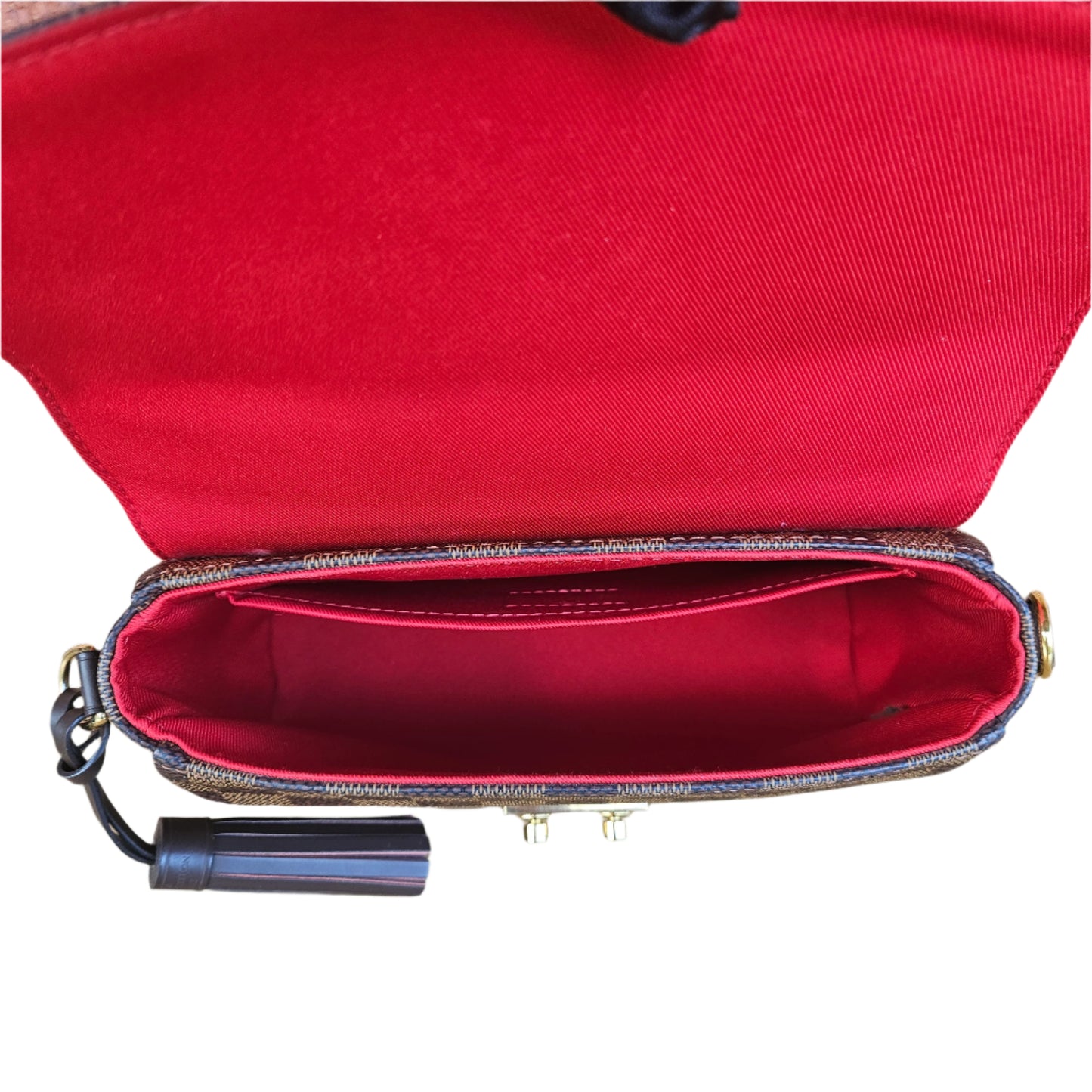 CROISETTE LEATHER CROSSBODY BAG