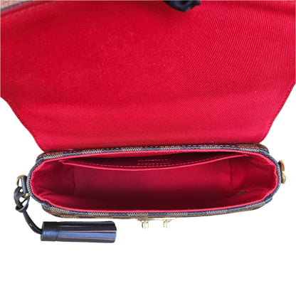 CROISETTE LEATHER CROSSBODY BAG