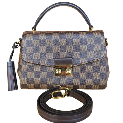 CROISETTE LEATHER CROSSBODY BAG