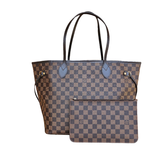 Neverfull MM Damier Ebene Canvas GHW