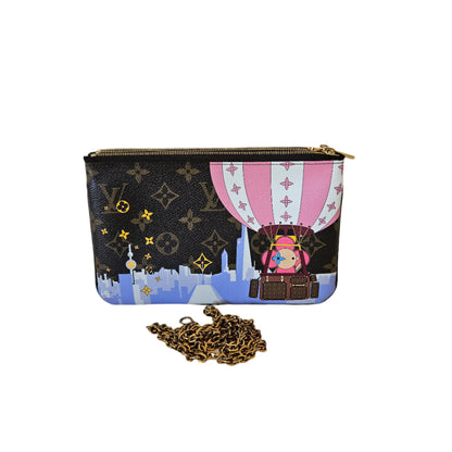 DOUBLE ZIP POCHETTE VIVIENNE LIMITED